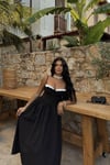 Askılı Siyah Elbise