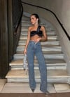 Taşlı Denim Pantolon