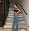 Taşlı Denim Pantolon