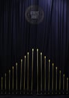 9 lu Düz Kafalı Kaplamalı Mızrak (Gold)