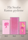 Barbie 3lü Strafor Kumaş Giydirme