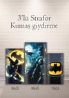 Batman 3lü Strafor Kumaş Giydirme