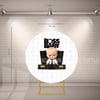 Boss Baby Parti Çember Kumaş Giydirme