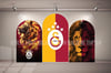 Galatasaray 3lü Arka Fon (Branda)