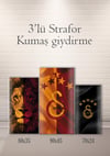Galatasaray 3lü Strafor Kumaş Giydirme