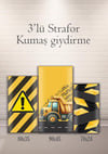 İş Makineleri 3lü Strafor Kumaş Giydirme