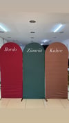 Kahverengi Renk Kumaş Giydirme