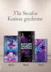 KPOP 3lü Strafor Kumaş Giydirme