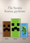 Minecraft 3lü Strafor Kumaş Giydirme