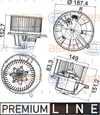 BEHR 000P - Kalorifer Motoru - Vw Golf5-golf6-passat-caddy-a3