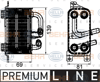 BEHR 000P - yag Sogutucusu - Bmw E60-e61-e63-e64-e65-e66