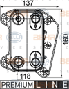 BEHR 000P - Yag Sogutucusu - Mercedes W202-203-210