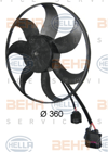 BEHR 000S - Fan Motoru - Vw Golf5-golf6-jetta-passat-caddy-a3-leon