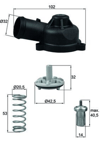 BEHR-T TI24483D - Termostat - Vw Golf5-jetta-tiguan-passat