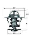 BEHR-T TX1387D - Termostat - Vw Golf4-bora-passat-caddy-t4-polo Classic