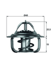 BEHR-T TX192D - Termostat - Opel Astra F Corsa B Vectra A