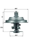 BEHR-T TX2587D - Termostat - Vw T4-lt-crafter