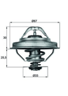 BEHR-T TX2892D - Termostat - Bmw E34-e36-e38-e39