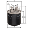 BOSCH 0450906459 - Yakit Filtresi - Vw A6