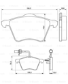 BOSCH 0986424780 - Fren Balatasi Ön - Vw Sharan-galaxy-alhambra