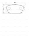 BOSCH 0986424791 - Fren Balatasi Ön - Japon Primera (p12)