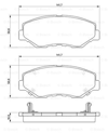 BOSCH 0986424809 - Fren Balatasi Ön - Japon Crv (rd) : Civic (fc) 1.6 17-