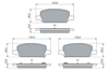 BOSCH 0986460086 - Fren Balatasi Arka - Ev Tesla Model Y-model 3