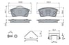 BOSCH 0986460141 - Fren Balatasi Ön - Volvo Volvo Xc40
