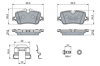 BOSCH 0986460145 - Fren Balatasi Arka - Bmw G20-g21-g28