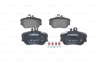 BOSCH 0986460977 - Fren Balatasi Ön - Mercedes W202