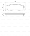 BOSCH 0986466601 - Fren Balatasi Ön - Fiat Lada Niva