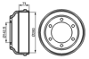 BOSCH 0986477047 - Kampana Arka - Ford Transit M15