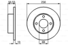 BOSCH 0986478130 - Fren Diski Ön - Vw A80