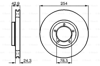 BOSCH 0986478160 - Fren Diski Ön - Ford Transit M12