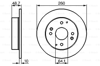 BOSCH 0986478172 - Fren Diski Arka - Japon Accord (ce) Euro