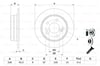 BOSCH 0986478188 - Fren Diski Arka - Mercedes W124-201