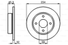 BOSCH 0986478288 - Fren Diski Ön - Japon Micra (k11)