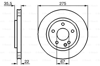 BOSCH 0986478474 - Fren Diski - Mercedes 