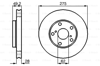 BOSCH 0986478632 - Fren Diski Ön - Japon Camry (v1)