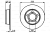 BOSCH 0986478704 - Fren Diski Arka - Vw A6