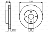BOSCH 0986478787 - Fren Diski Ön - Japon 323 (ba, Bj)