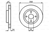 BOSCH 0986478989 - Fren Diski Ön - Japon 323 (bj)