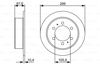 BOSCH 0986478999 - Fren Diski Arka - Kore Korando/musso/rexton