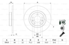 BOSCH 0986479130 - Fren Diski - Psa 508