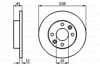 BOSCH 0986479165 - Fren Diski - Renault 