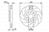 BOSCH 0986479258 - Fren Diski - Vw A4
