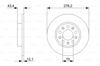 BOSCH 0986479292 - Fren Diski Arka - Fiat Alfa Romeo Giulietta-159-fiat 500x-jeep Renegade