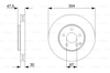 BOSCH 0986479333 - Fren Diski Ön - Mercedes W211