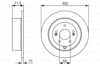 BOSCH 0986479509 - Fren Diski - Kore 