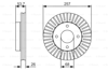 BOSCH 0986479535 - Fren Diski Ön - Japon Nv200